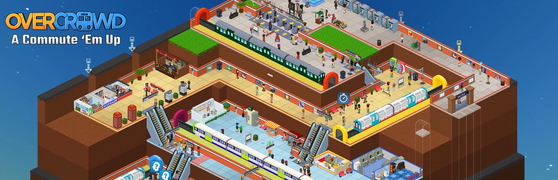 دانلود بازی Overcrowd: A Commute 'Em Up برای PC | گیمباتو