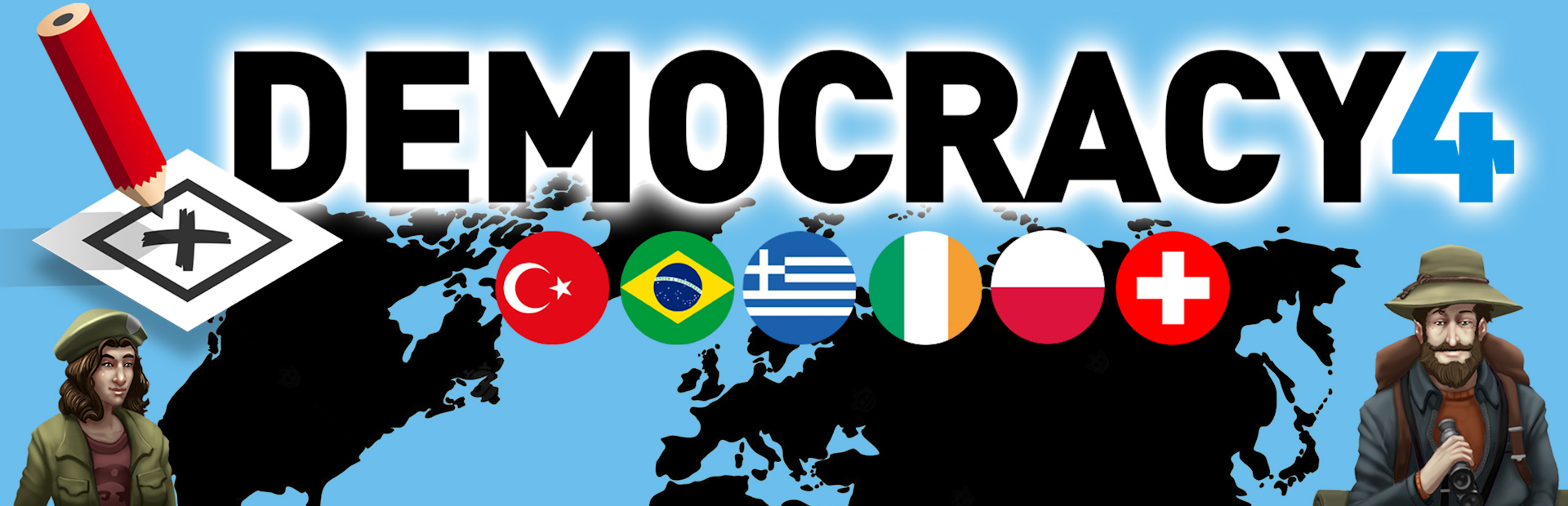 دانلود بازی Democracy 4 برای پی سی | گیمباتو