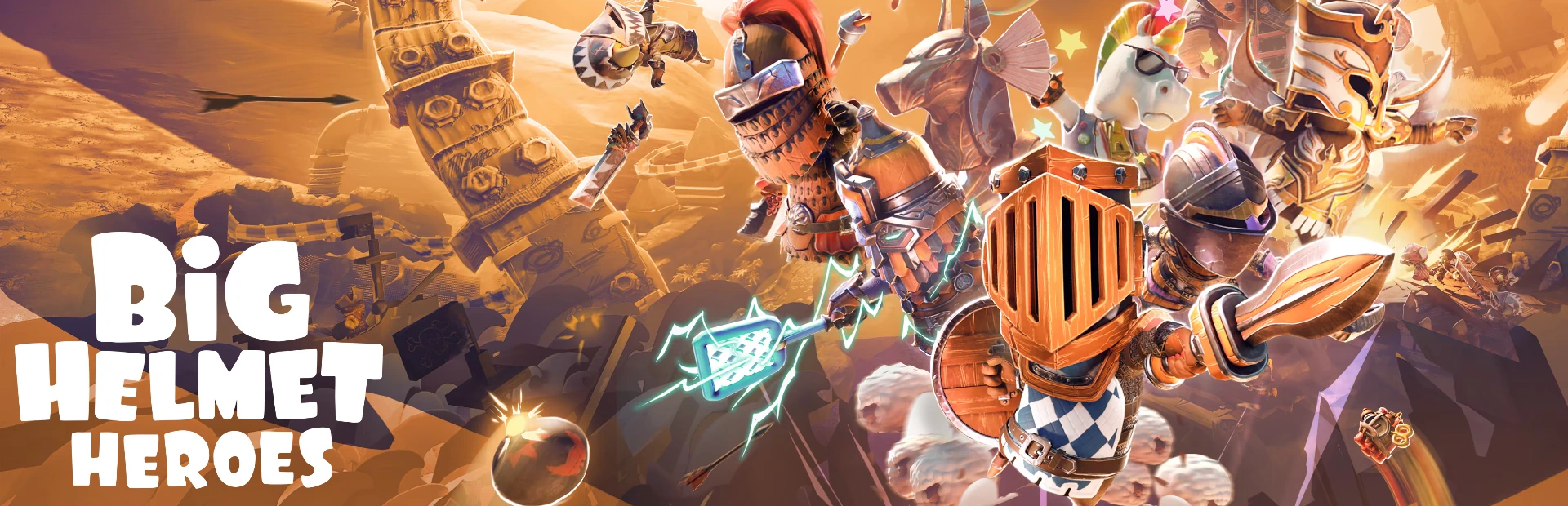 دانلود بازی Big Helmet Heroes برای کامپیوتر | گیمباتو