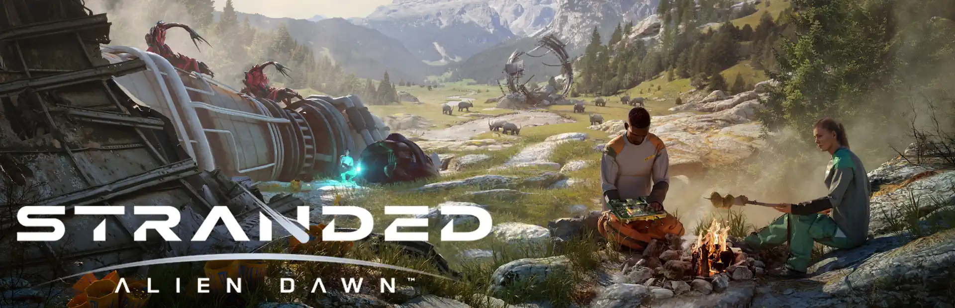 دانلود بازی Stranded: Alien Dawn برای کامپیوتر | گیمباتو