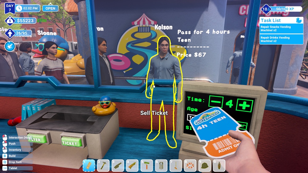 بررسی بازی Waterpark Simulator؛ تجربه مدیریت یک پارک آبی هیجانانگیز 2 بررسی بازی Waterpark Simulator؛ تجربه مدیریت یک پارک آبی هیجانانگیز
