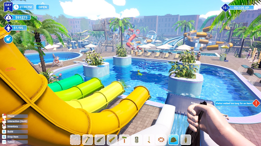 بررسی بازی Waterpark Simulator؛ تجربه مدیریت یک پارک آبی هیجانانگیز 1 بررسی بازی Waterpark Simulator؛ تجربه مدیریت یک پارک آبی هیجانانگیز
