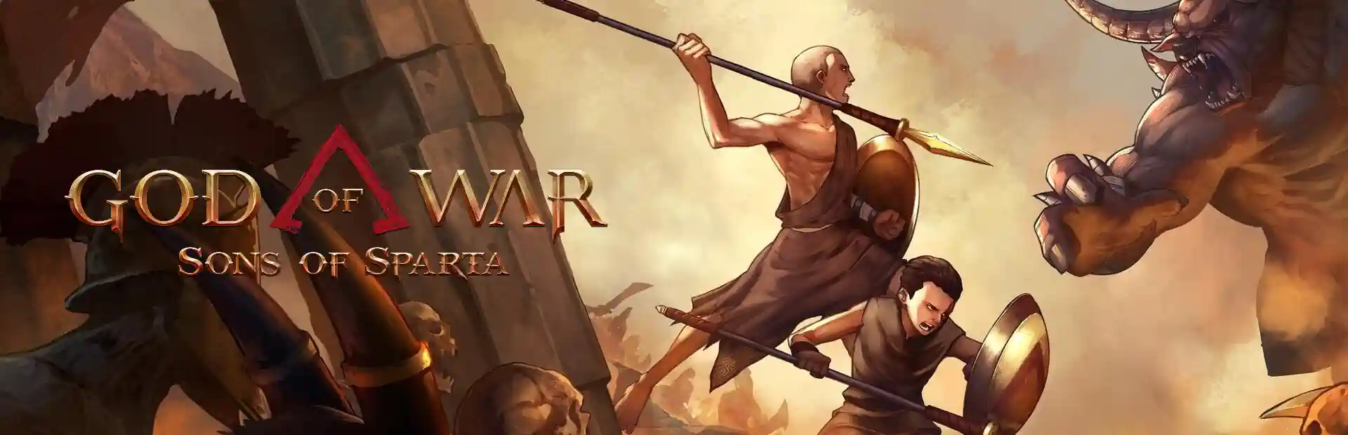 دانلود بازی God of War Sons of Sparta برای کامپیوتر 17 god of war sons of sparta banner2